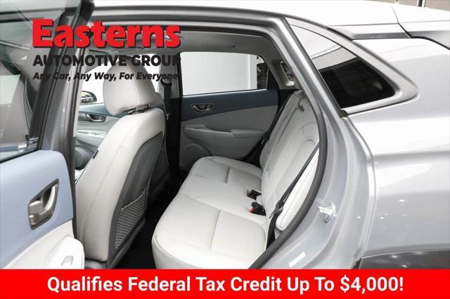 used 2021 Hyundai Kona EV car, priced at $22,275