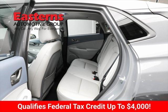 used 2021 Hyundai Kona EV car, priced at $22,275