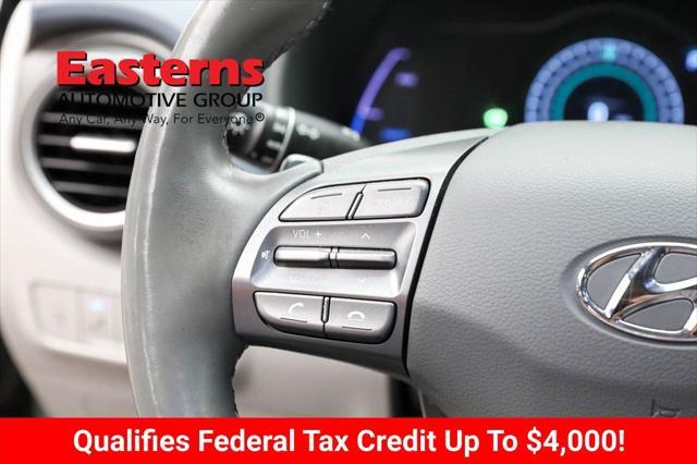 used 2021 Hyundai Kona EV car, priced at $22,275