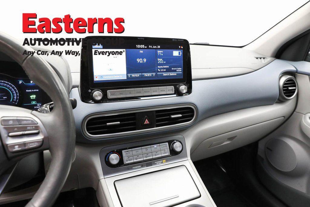 used 2021 Hyundai Kona EV car, priced at $22,275