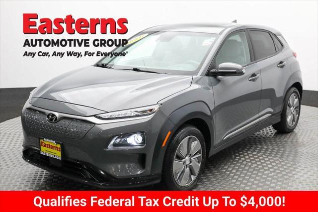 used 2021 Hyundai Kona EV car, priced at $22,275