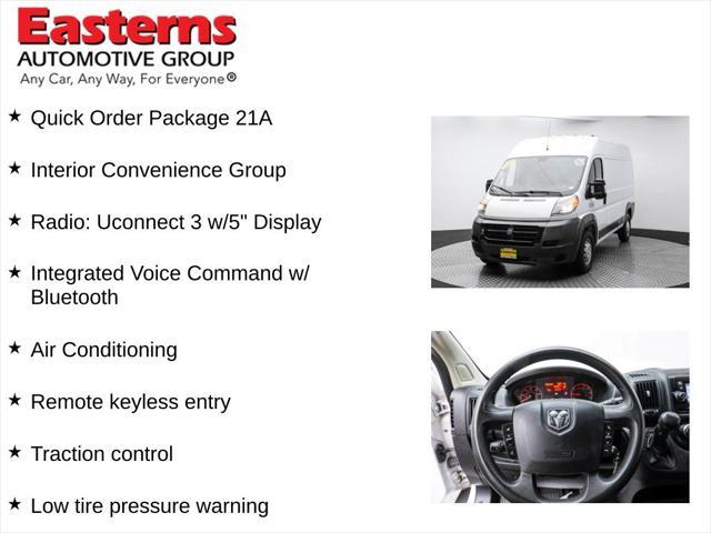 used 2018 Ram ProMaster 1500 car, priced at $17,490