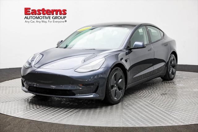 used 2022 Tesla Model 3 car, priced at $27,490