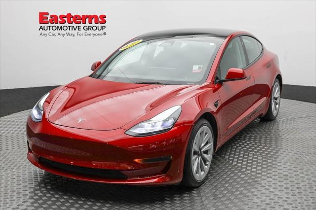 used 2022 Tesla Model 3 car, priced at $24,190