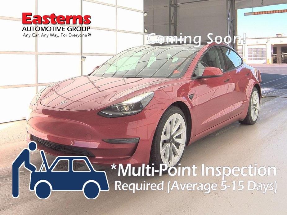 used 2022 Tesla Model 3 car, priced at $24,490