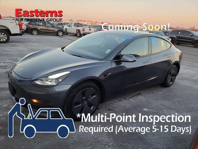 used 2022 Tesla Model 3 car, priced at $24,190