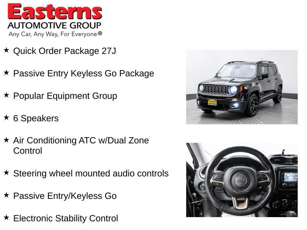 used 2016 Jeep Renegade car, priced at $13,490