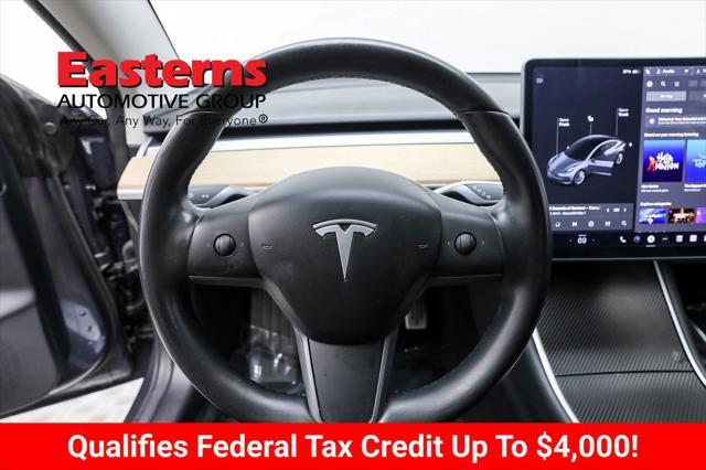 used 2018 Tesla Model 3 car, priced at $24,190