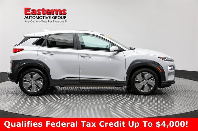 used 2021 Hyundai Kona EV car, priced at $20,950