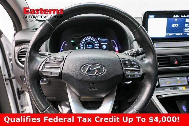 used 2021 Hyundai Kona EV car, priced at $20,950