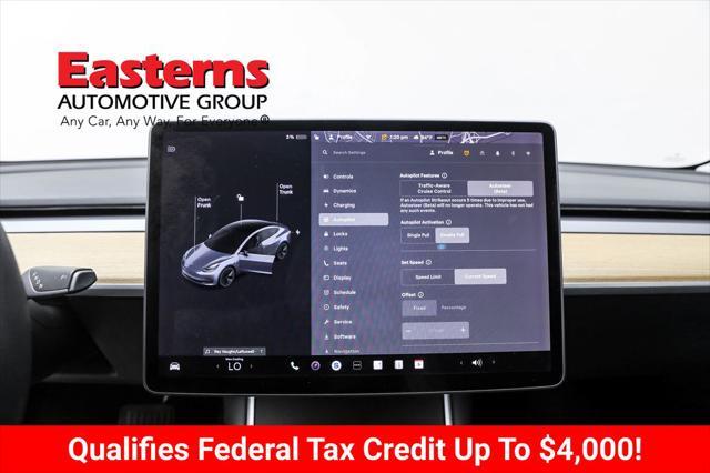 used 2020 Tesla Model 3 car, priced at $22,950