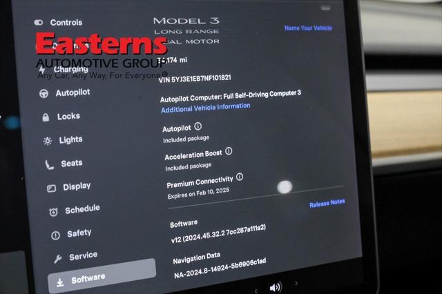 used 2022 Tesla Model 3 car, priced at $26,690