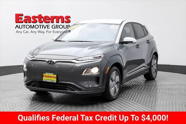 used 2021 Hyundai Kona EV car, priced at $19,590
