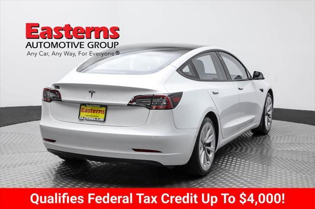 used 2021 Tesla Model 3 car, priced at $23,490