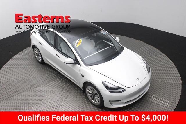 used 2021 Tesla Model 3 car, priced at $23,490