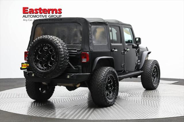 used 2016 Jeep Wrangler Unlimited car, priced at $19,490