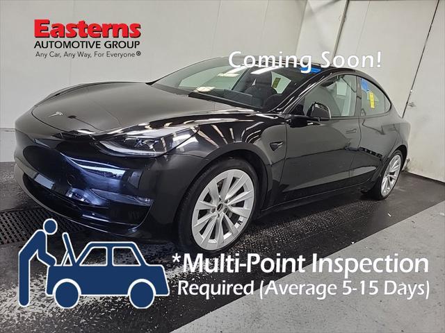 used 2021 Tesla Model 3 car, priced at $27,950