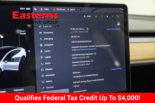 used 2018 Tesla Model 3 car, priced at $24,190