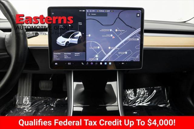 used 2018 Tesla Model 3 car, priced at $24,190