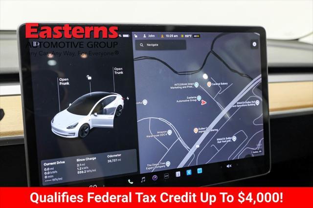 used 2018 Tesla Model 3 car, priced at $24,190