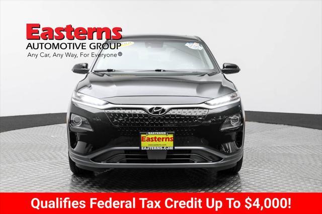 used 2021 Hyundai Kona EV car, priced at $20,490