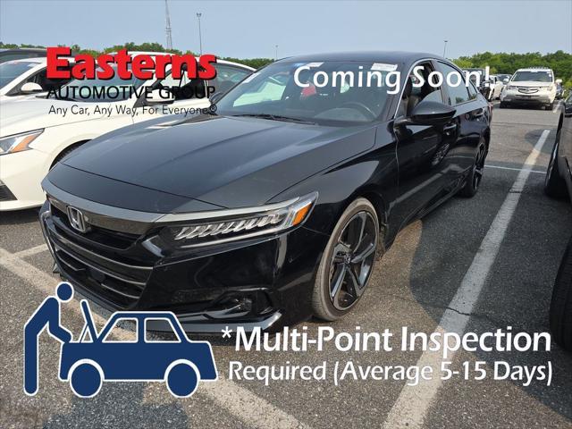 used 2021 Honda Accord car, priced at $27,550