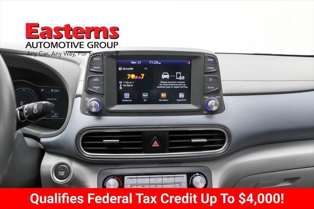 used 2021 Hyundai Kona EV car, priced at $20,750