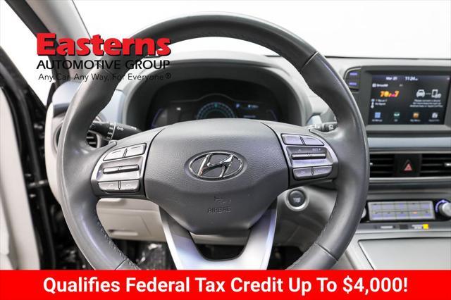 used 2021 Hyundai Kona EV car, priced at $20,750