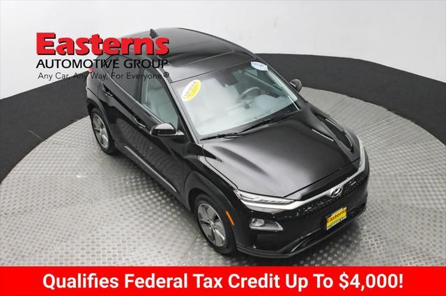 used 2021 Hyundai Kona EV car, priced at $20,750