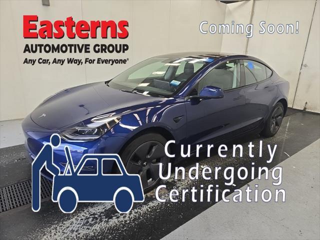 used 2022 Tesla Model 3 car, priced at $24,950