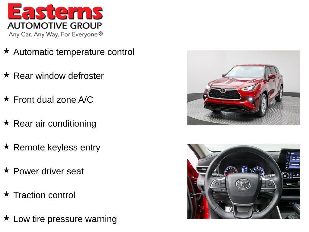 used 2022 Toyota Highlander car, priced at $31,690