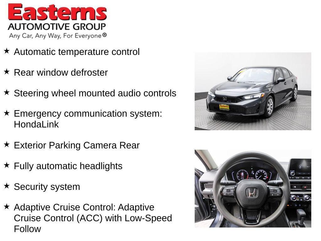used 2025 Honda Civic car, priced at $23,875