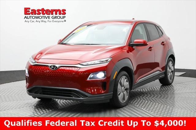 used 2021 Hyundai Kona EV car, priced at $20,690