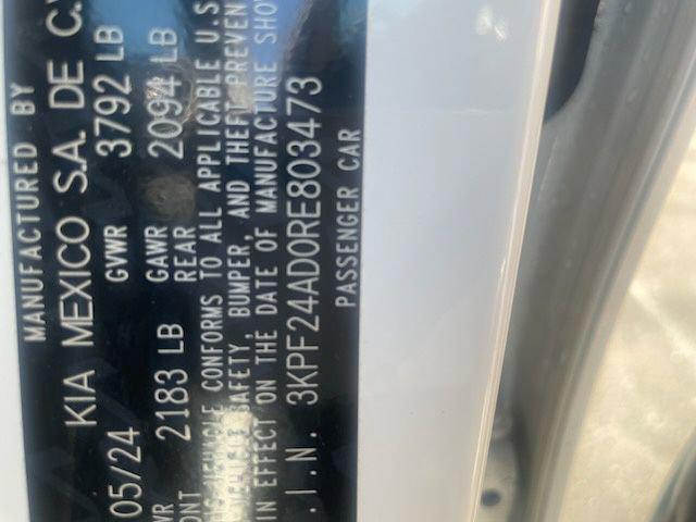 used 2024 Kia Forte car, priced at $18,128