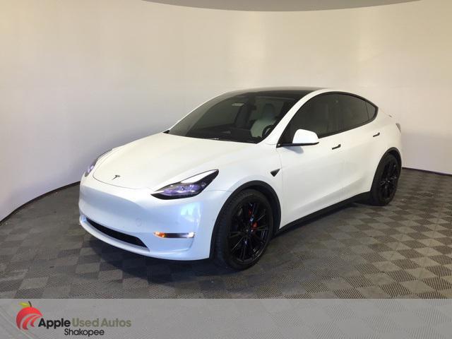 used 2021 Tesla Model Y car, priced at $31,250