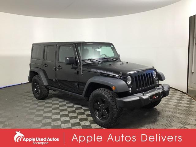 used 2017 Jeep Wrangler Unlimited car, priced at $23,232