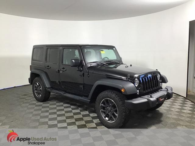 used 2016 Jeep Wrangler Unlimited car, priced at $19,750