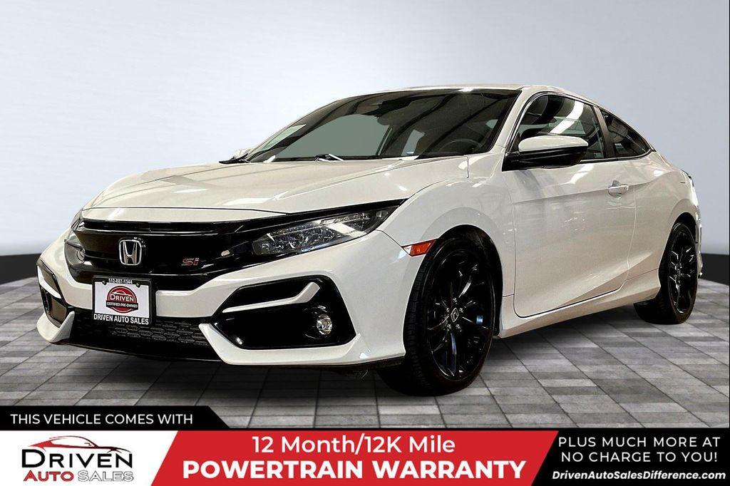 used 2020 Honda Civic Si car, priced at $18,895