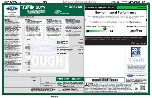 used 2022 Ford F-250 car, priced at $71,295