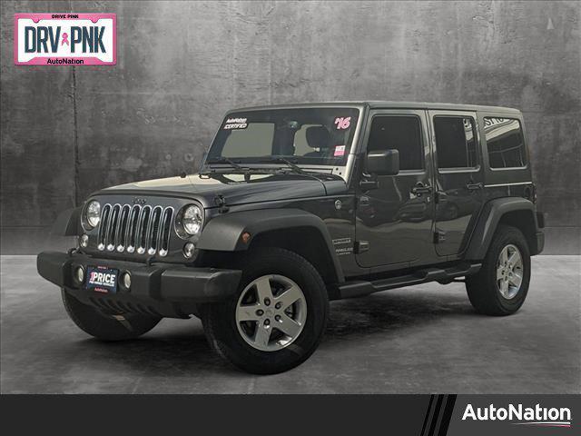 used 2016 Jeep Wrangler Unlimited car, priced at $17,695