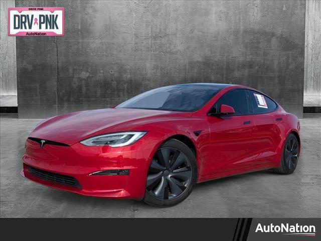 used 2021 Tesla Model S car, priced at $45,995