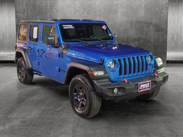 used 2021 Jeep Wrangler Unlimited car, priced at $32,118