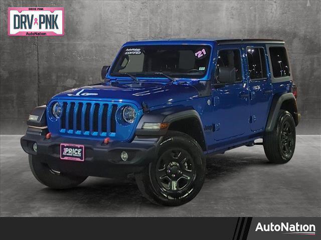 used 2021 Jeep Wrangler Unlimited car, priced at $27,695