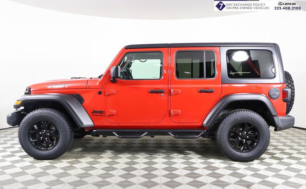 used 2021 Jeep Wrangler car, priced at $23,999