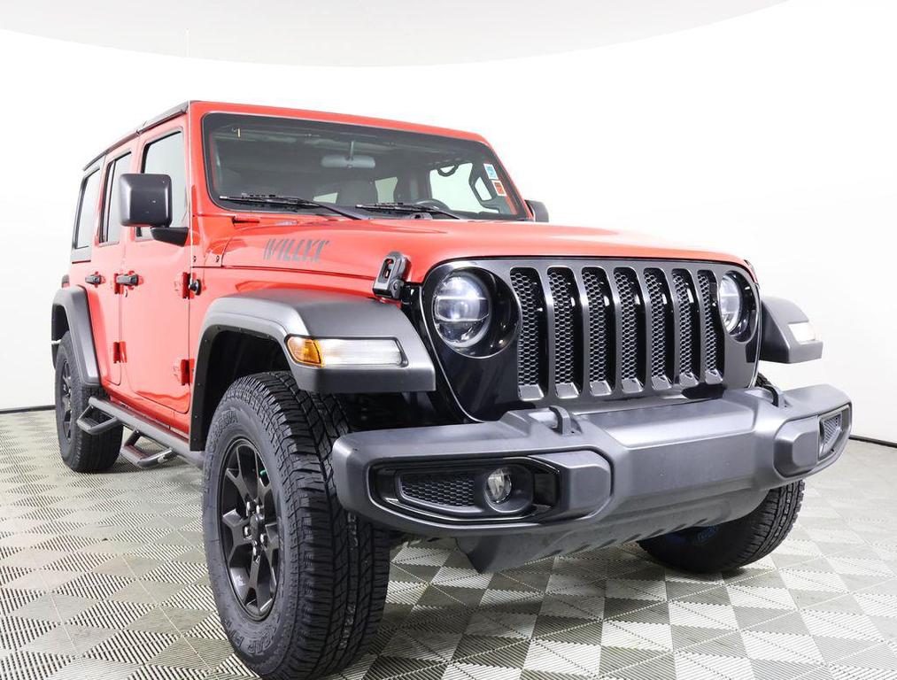 used 2021 Jeep Wrangler car, priced at $23,999