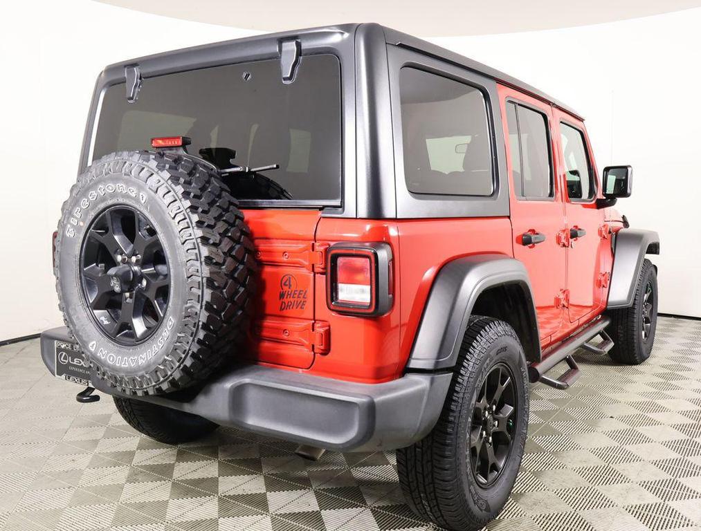 used 2021 Jeep Wrangler car, priced at $23,999