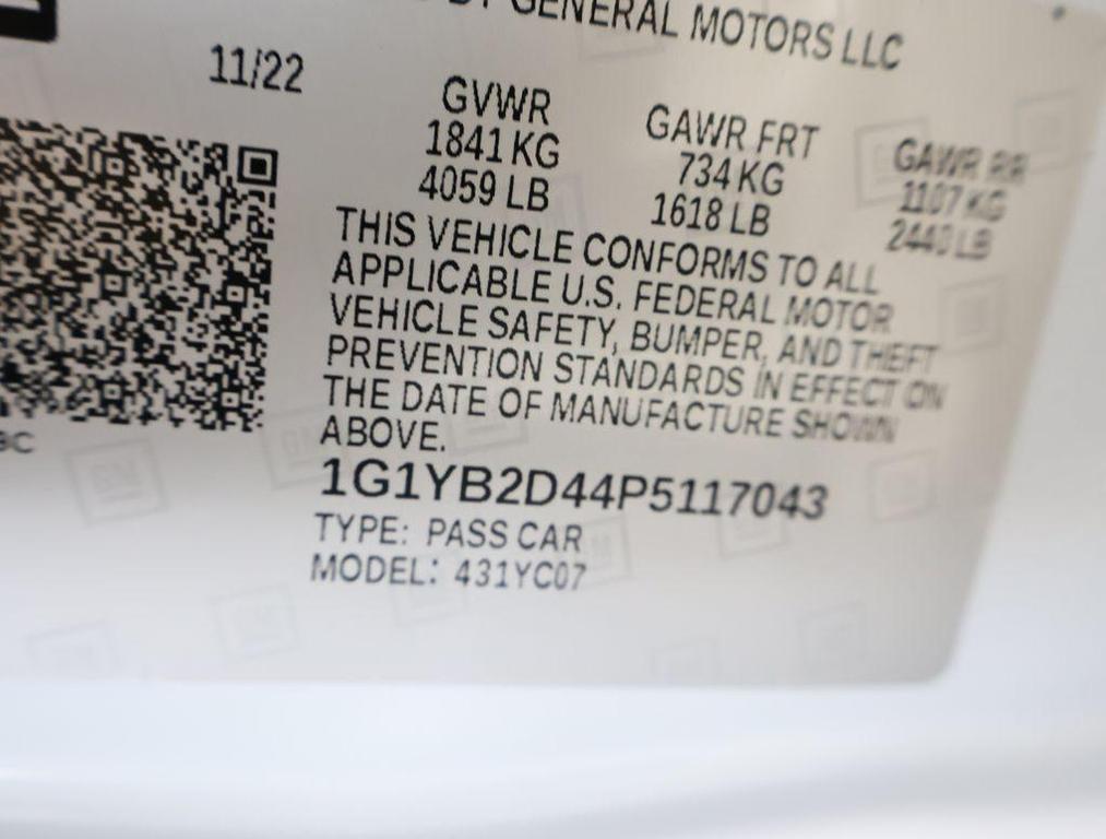 used 2023 Chevrolet Corvette car, priced at $69,997