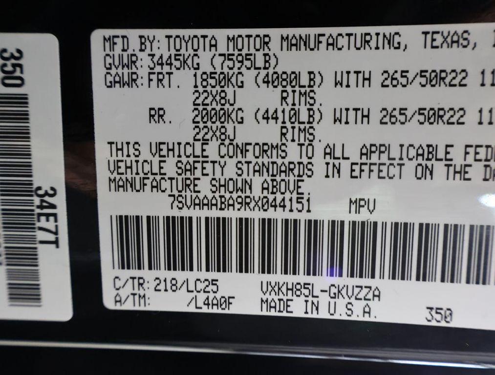 used 2024 Toyota Sequoia car, priced at $74,794