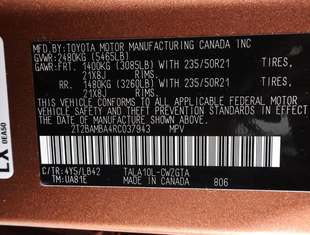 used 2024 Lexus RX 350 car, priced at $54,994