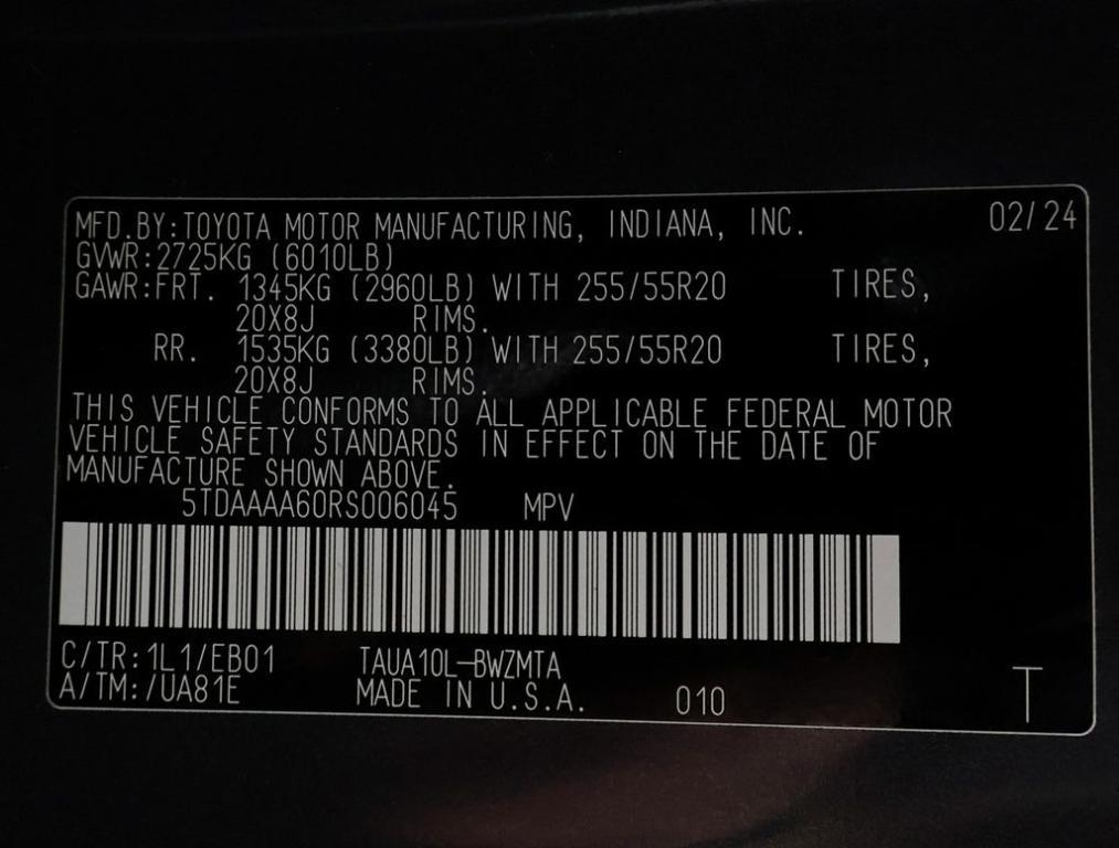 used 2024 Lexus TX 350 car, priced at $64,994
